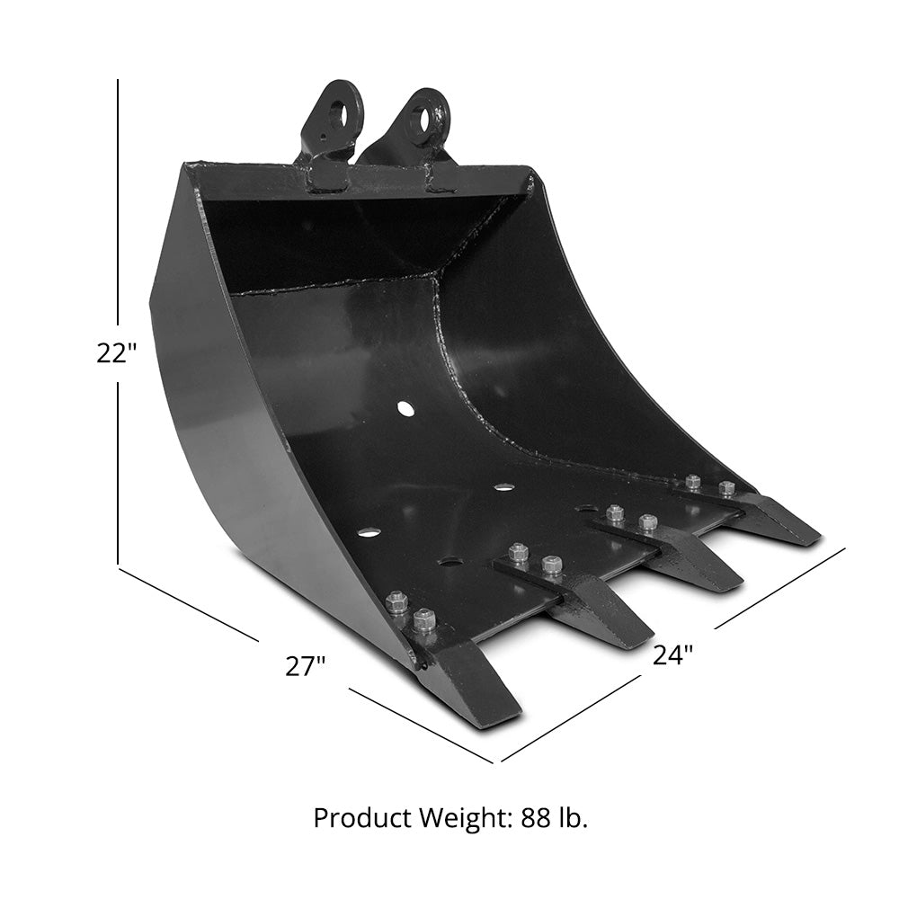 Backhoe Buckets - Bucket Size: 24" | 24"