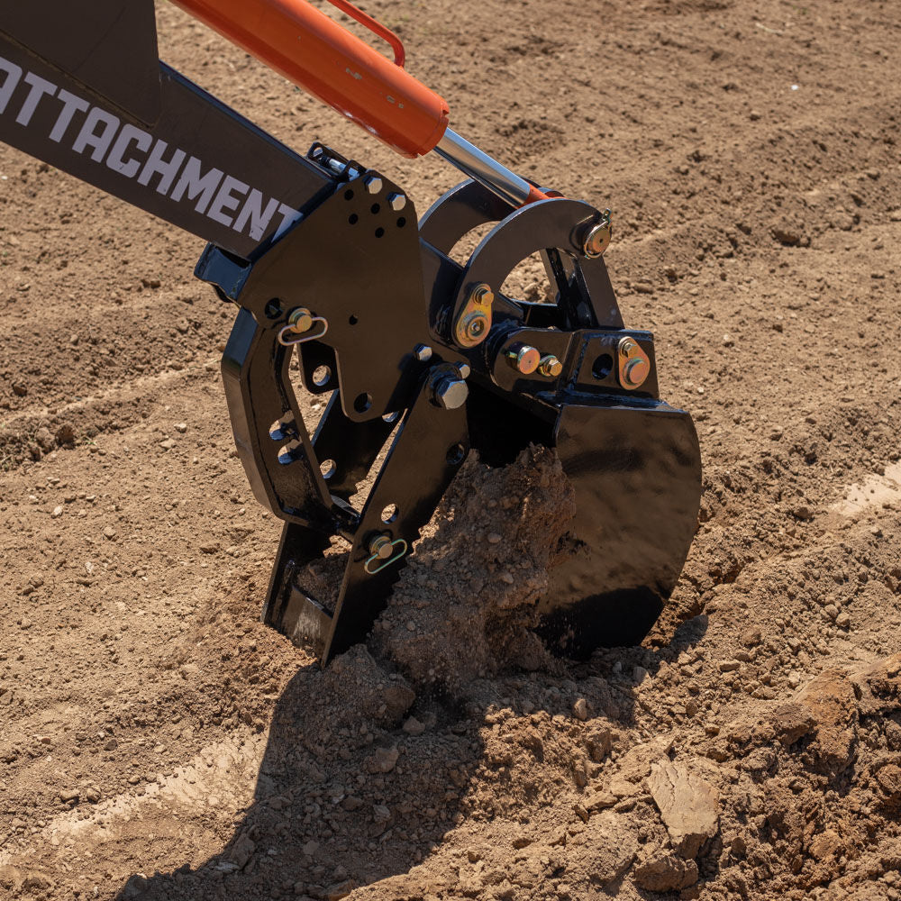 Skid Steer Fronthoe Excavator Attachment - Bucket Size: 10" - Optional Backhoe Thumb: Yes | 10" / Yes - view 28