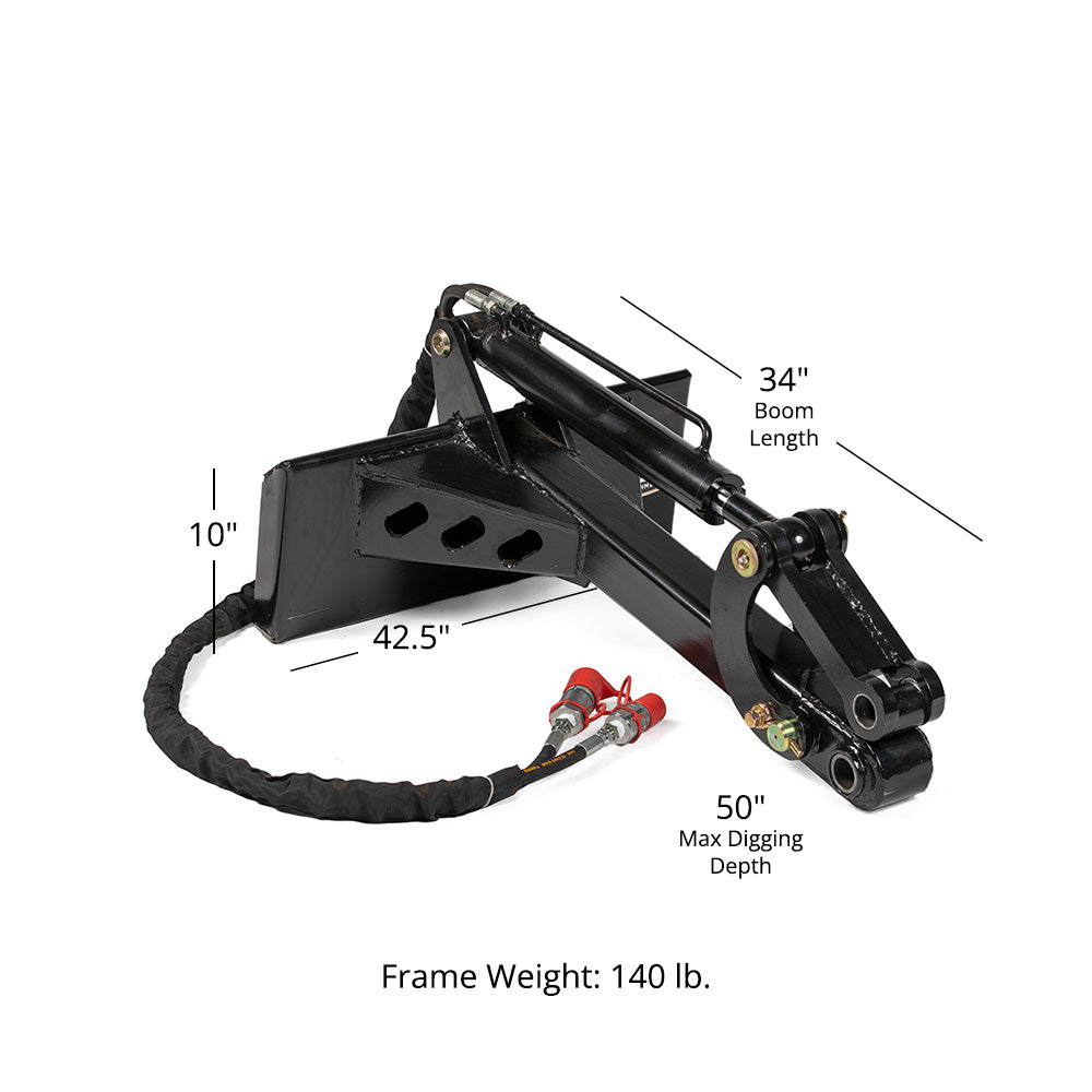 Mini Skid Steer Fronthoe Backhoe Excavator Attachment - view 31