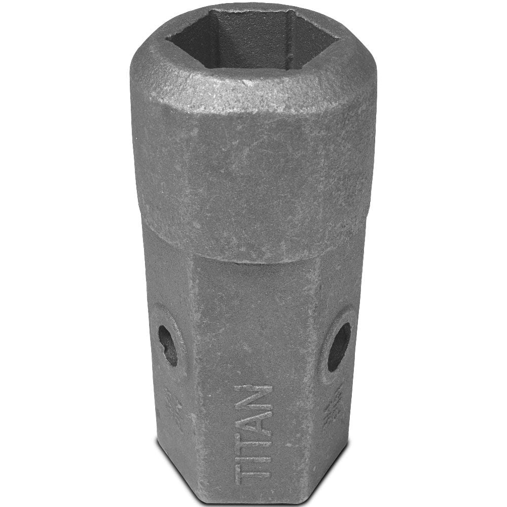 SCRATCH AND DENT - Auger Bit Repair Hub 2” Hex Female 5/8 & 3/4 Pin Holes - FINAL SALE - view 5