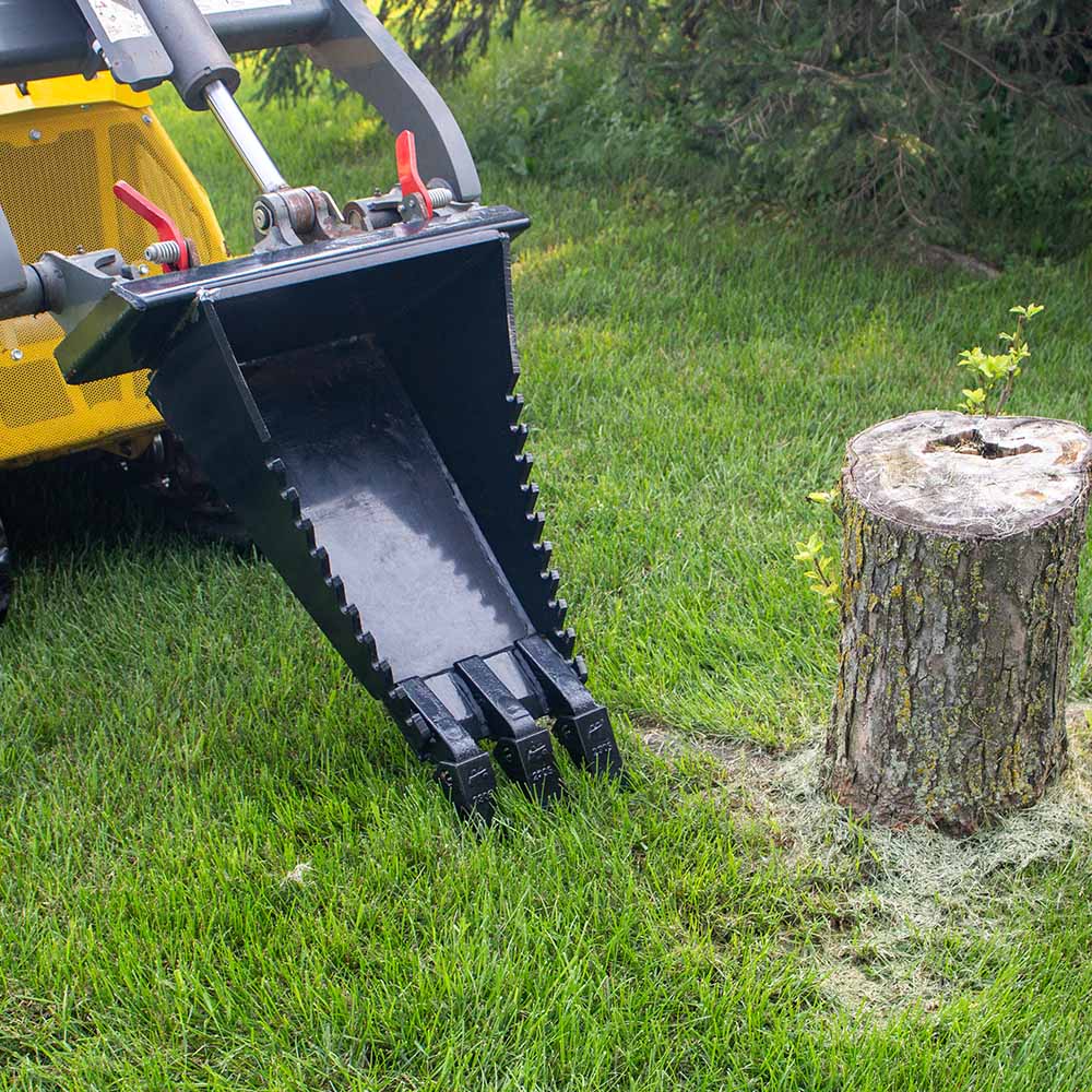 Mini Skid Steer Stump Bucket