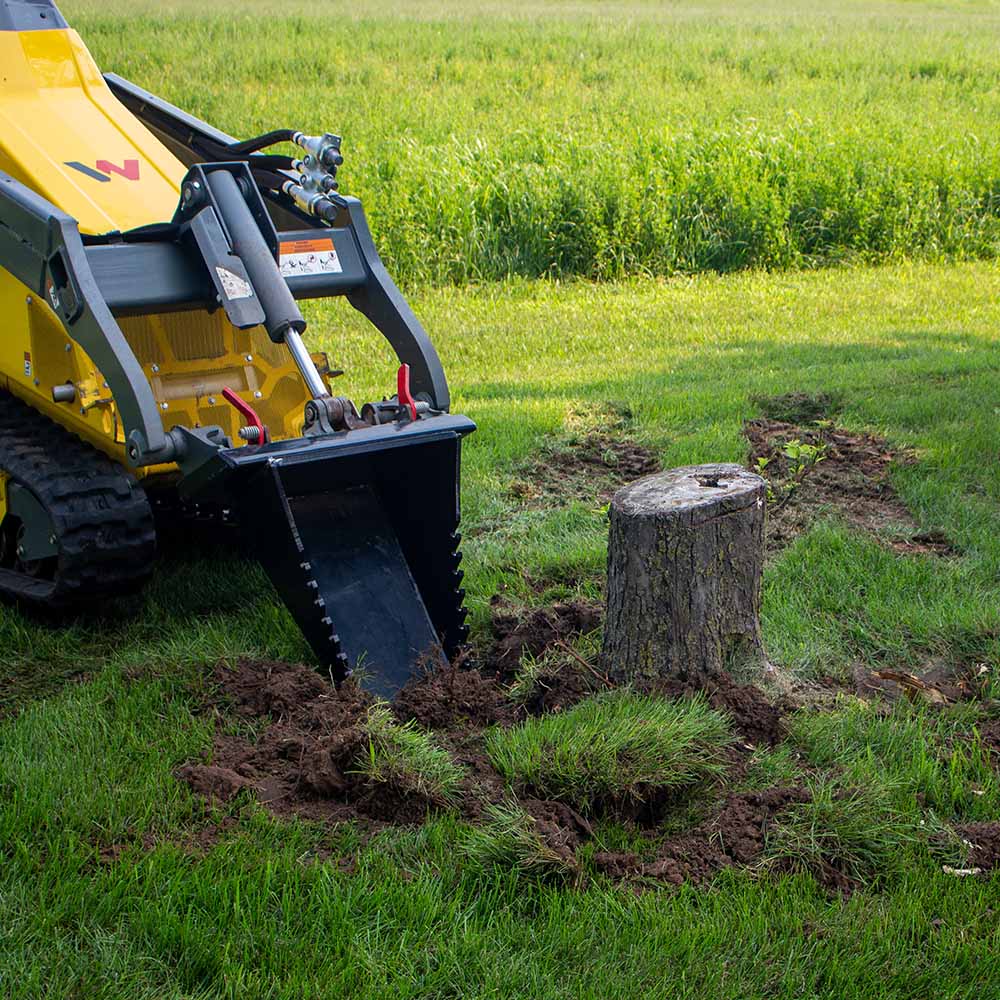 Mini Skid Steer Stump Bucket - view 4