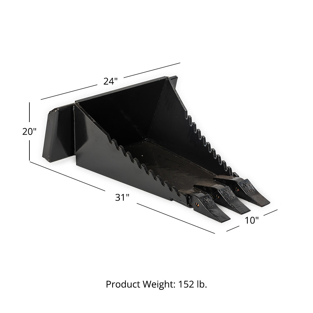 Mini Skid Steer Stump Bucket