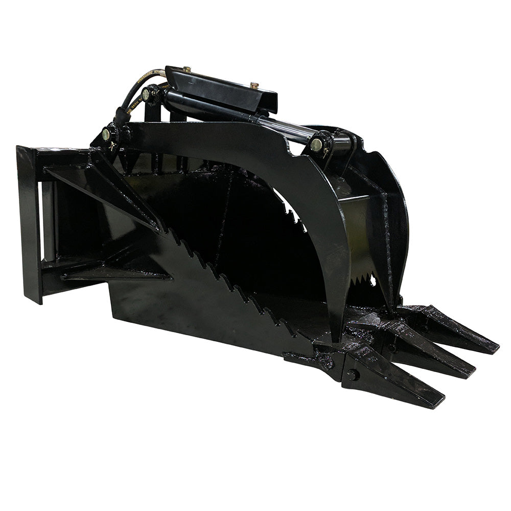 Mini Skid Steer Stump Bucket Grapple - view 1