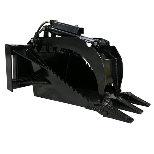 Mini Skid Steer Stump Bucket Grapple view 1