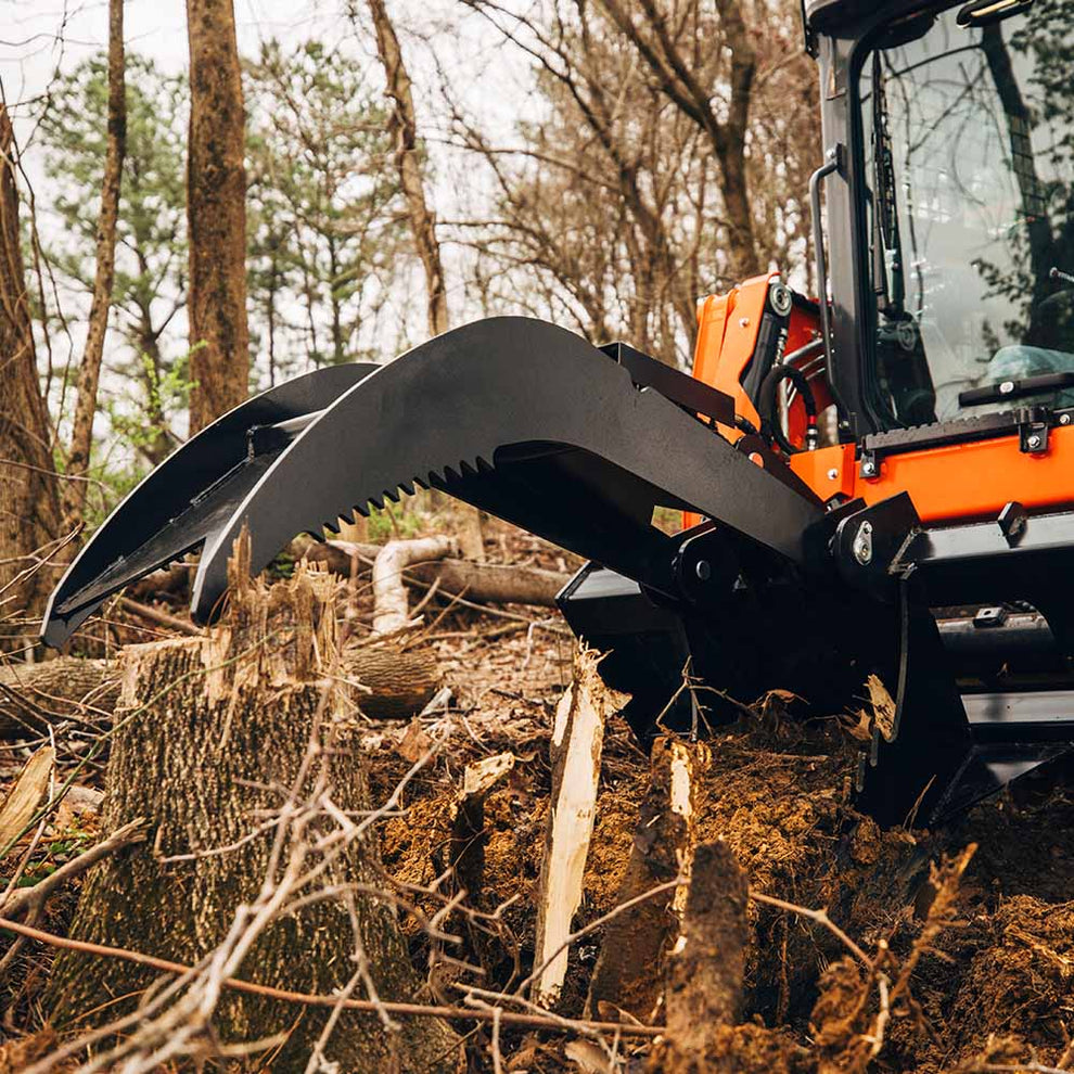 Extreme Duty Stump Bucket Grapple | Titan Attachments