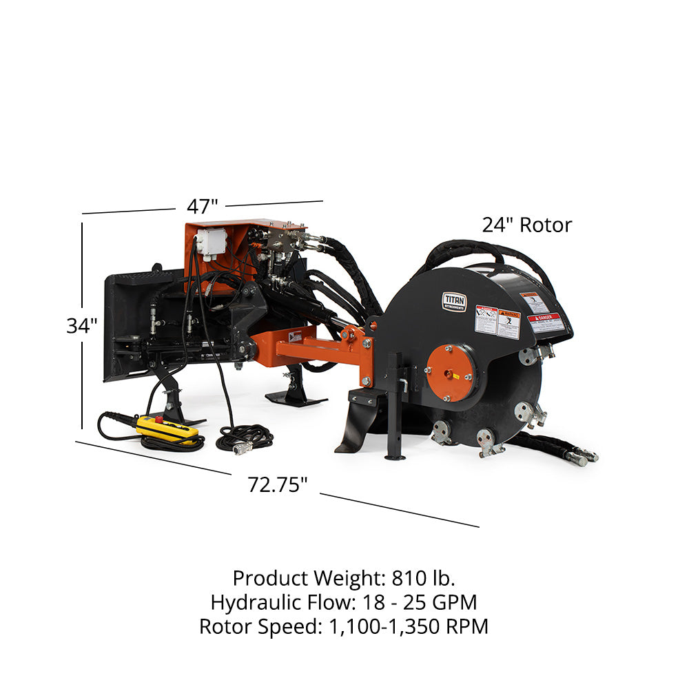 Pro Series Hydraulic Stump Grinder - view 12