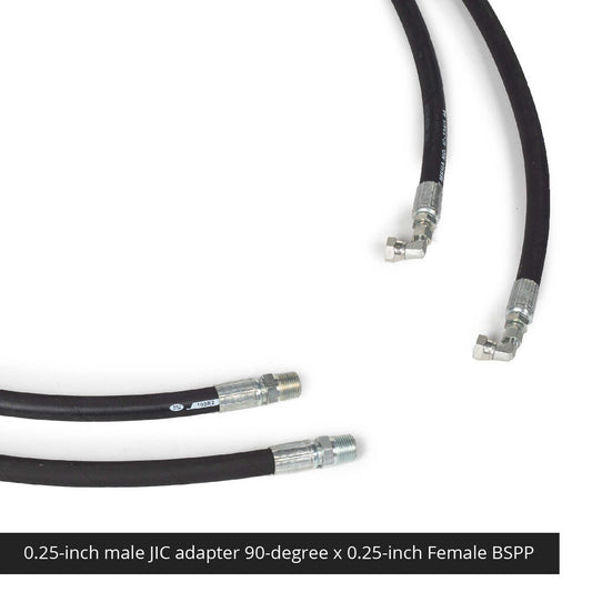 Hydraulic Hose Kit Fits Stump Bucket Grapple Attachment view 2