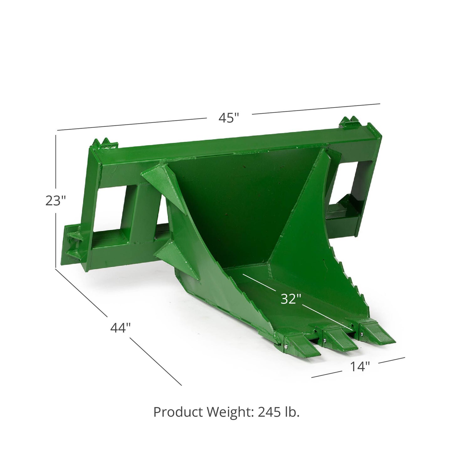 SCRATCH AND DENT - UA Extreme HD Stump Bucket Designed To Fit John Deere - view 2