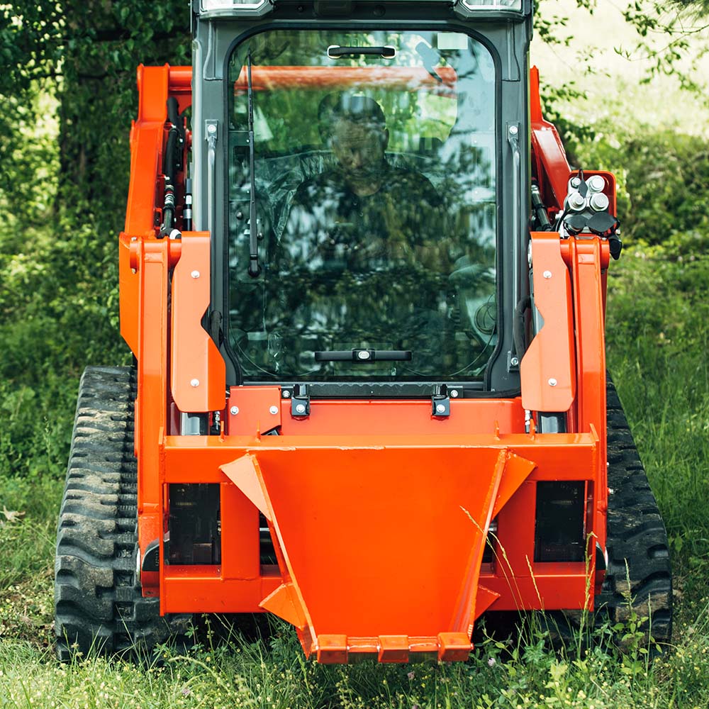 USA Made Extreme Stump Bucket - Stump Bucket Color: Orange | Orange - view 14