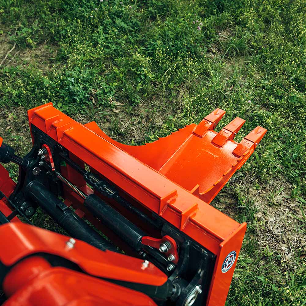 USA Made Extreme Stump Bucket - Stump Bucket Color: Orange | Orange - view 8