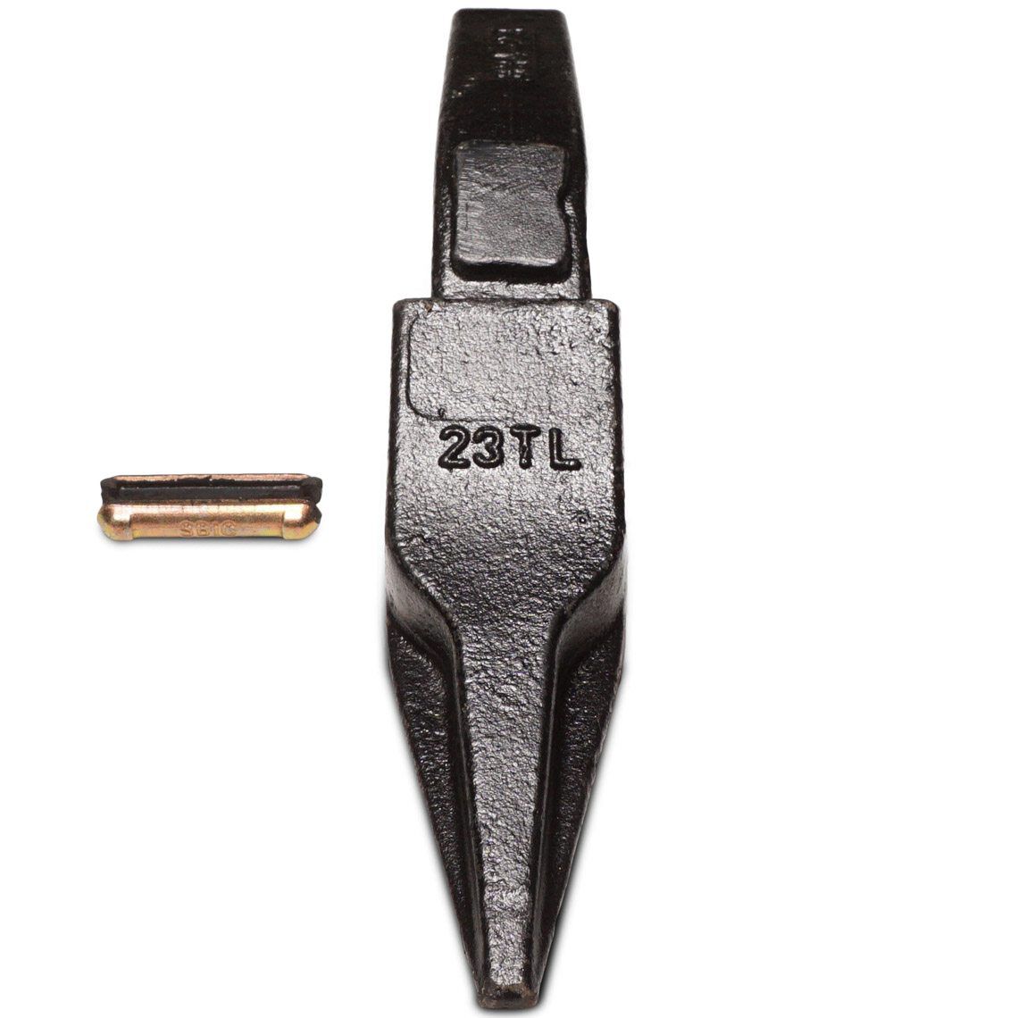 デンページ 23TL Bucket Tiger Tooth Assembly w Weld On Shank Hensley T23