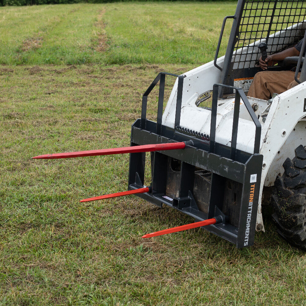 Class 3 Step-Through Hay Frame Attachment, 7,500 LB Capacity | 49" Main Spear + (2) 24" C1 Hay Bale Spears - view 29