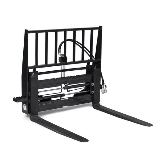 Standard Series Adjustable Hydraulic Pallet Fork Attachment | Frame + 36" Blades view 1