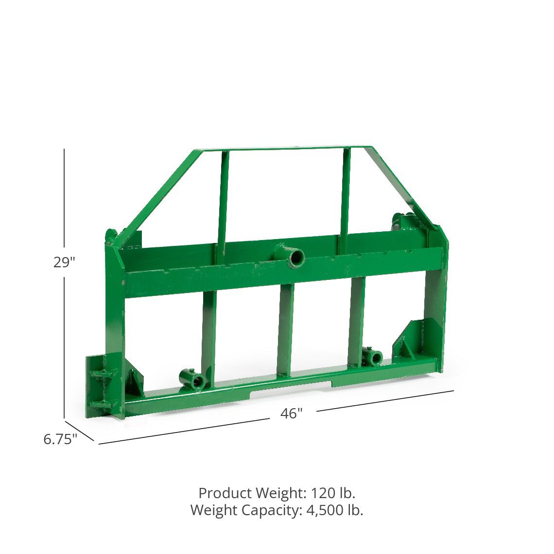 SCRATCH AND DENT - Pallet Forks Frame Attachment fits John Deere - FINAL SALE