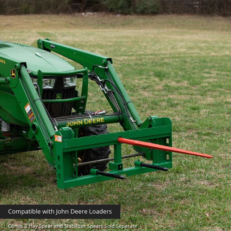 Scratch and Dent, Pallet Fork / Hay Bale Spear Frame w/ Trailer Hitch fits John Deere - view 36