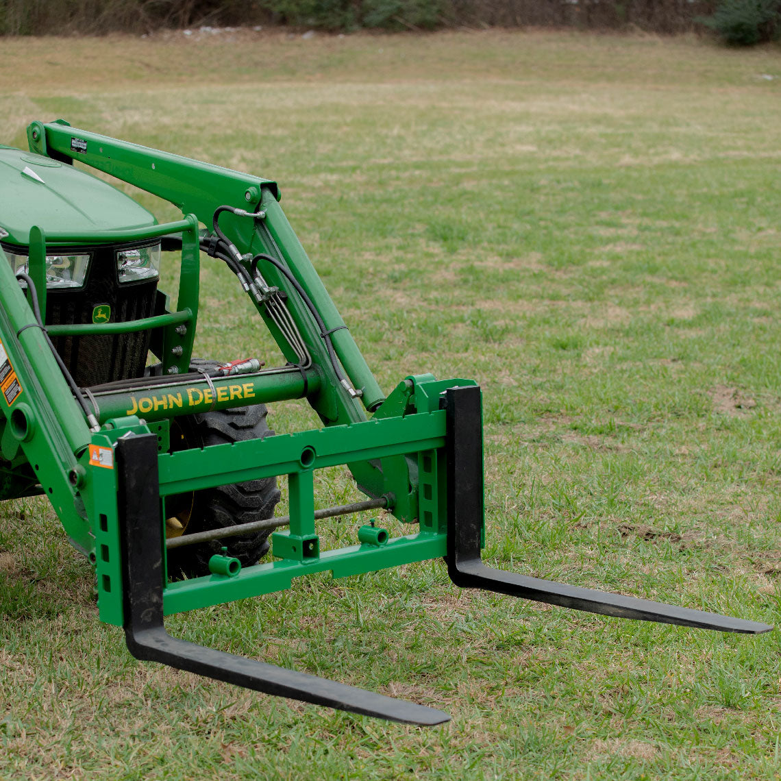 Economy Series Pallet Fork Frame Attachment, Fits John Deere Tractors | Frame Only