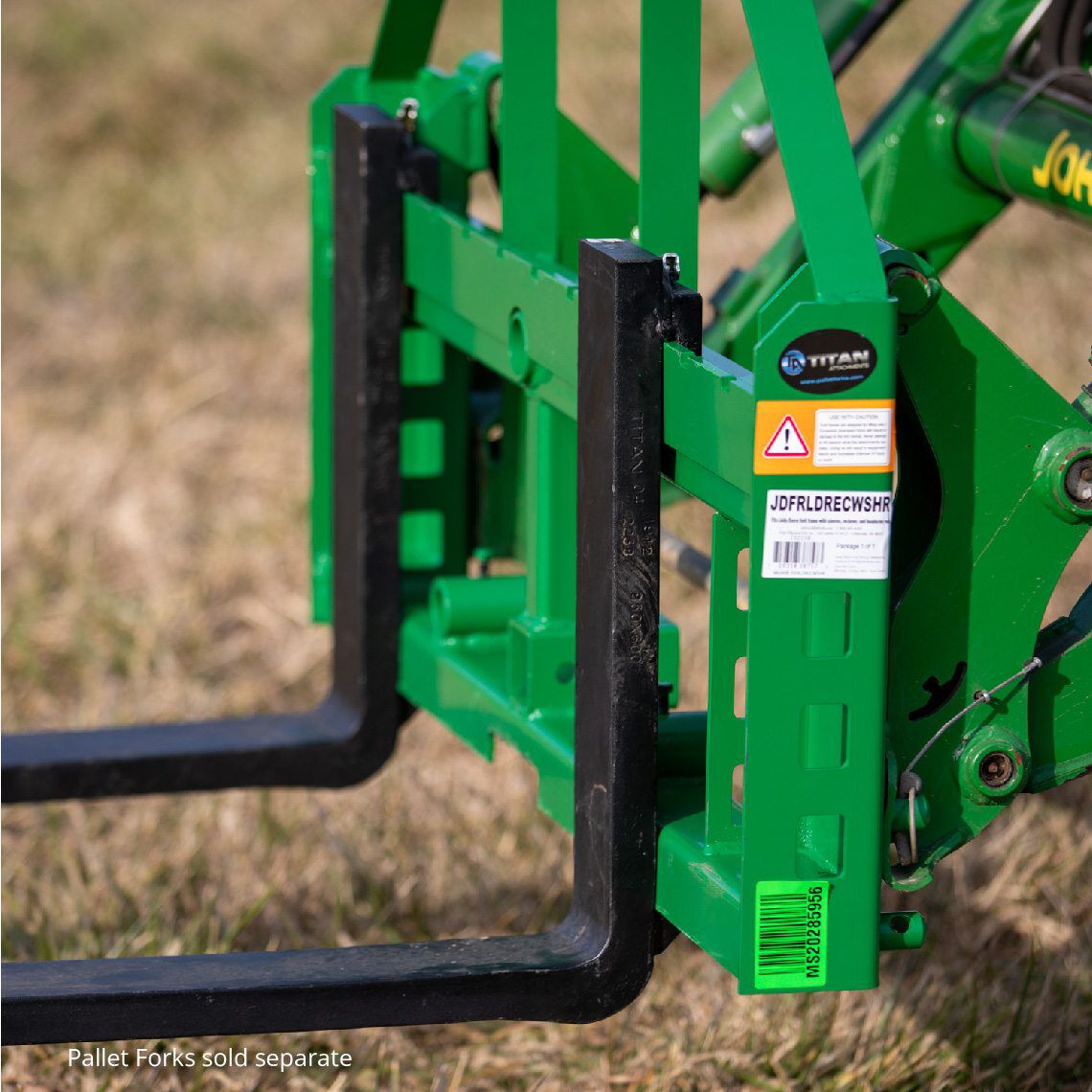 Standard Series Pallet Fork Frame Attachment, Fits John Deere Tractors | Frame Only - view 36