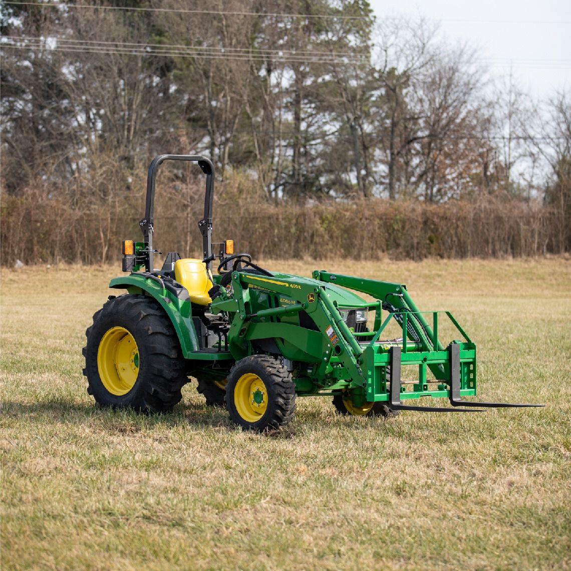 Standard Series Pallet Fork Frame Attachment, Fits John Deere Tractors | Frame + 42" Blades - view 2