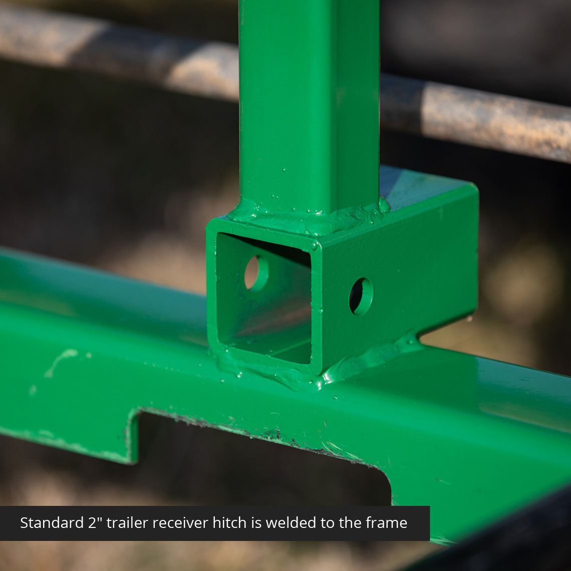 Standard Series Hay Frame Attachment, Fits John Deere Tractors | 32" Main Spear + 17.5" Stabilizers - view 8