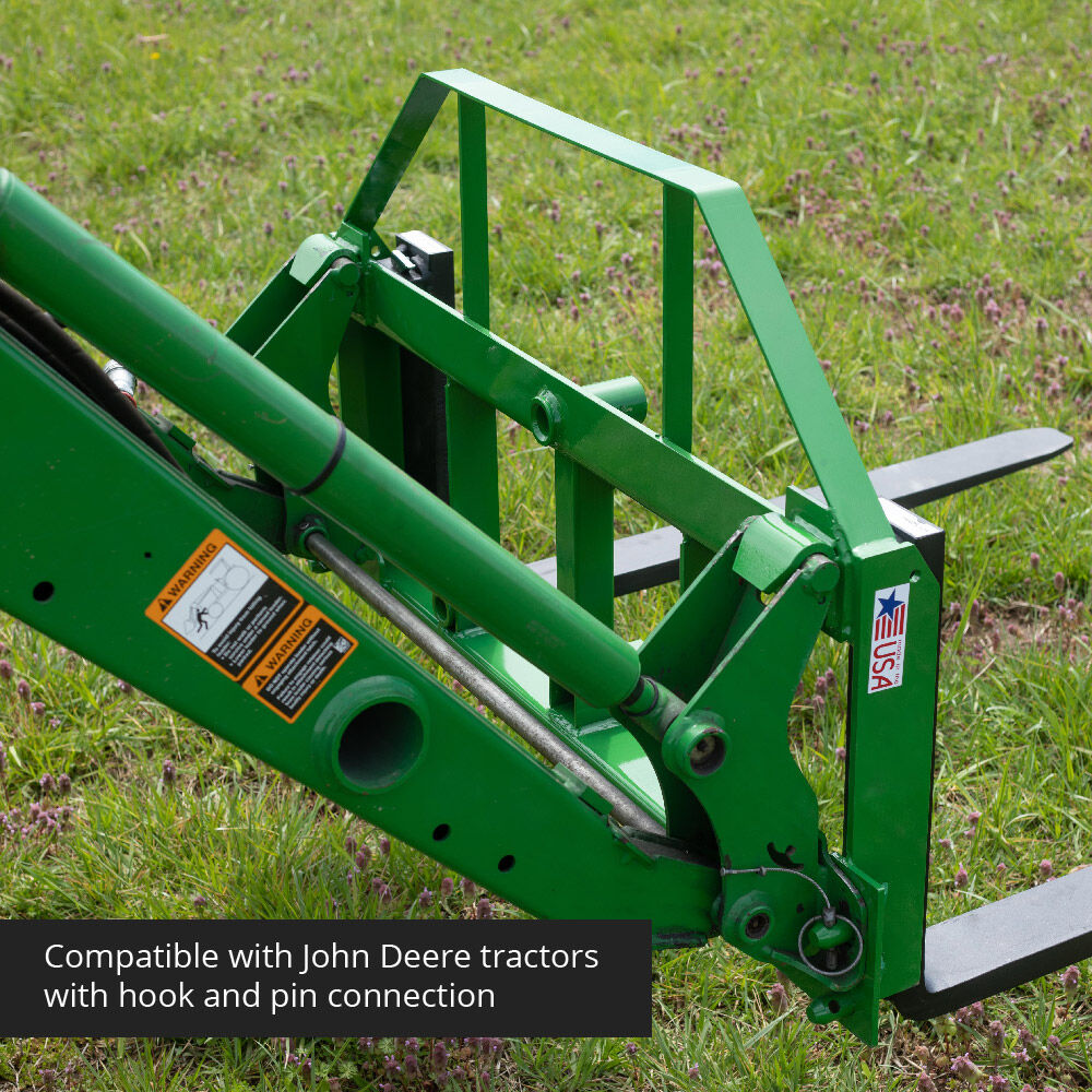 Standard Series USA Made Pallet Fork Attachment, Fits John Deere Tractors | Frame + 42" Blades - view 15