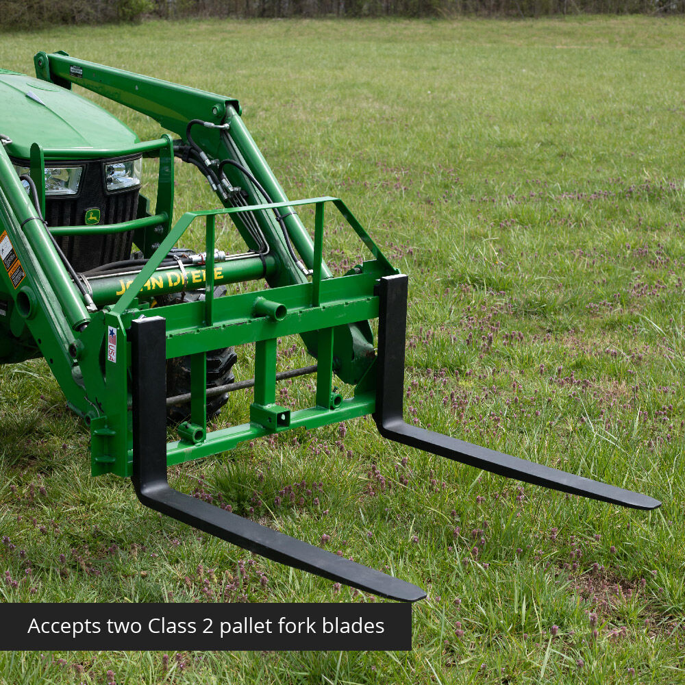 Standard Series USA Made Pallet Fork Attachment, Fits John Deere Tractors | Frame + 42" Blades - view 11