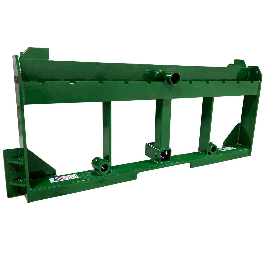 SCRATCH AND DENT - UA Made In The USA Pallet Fork Frame with 2" Trailer Receiver Hitch for John Deere Loader - FINAL SALE - view 3