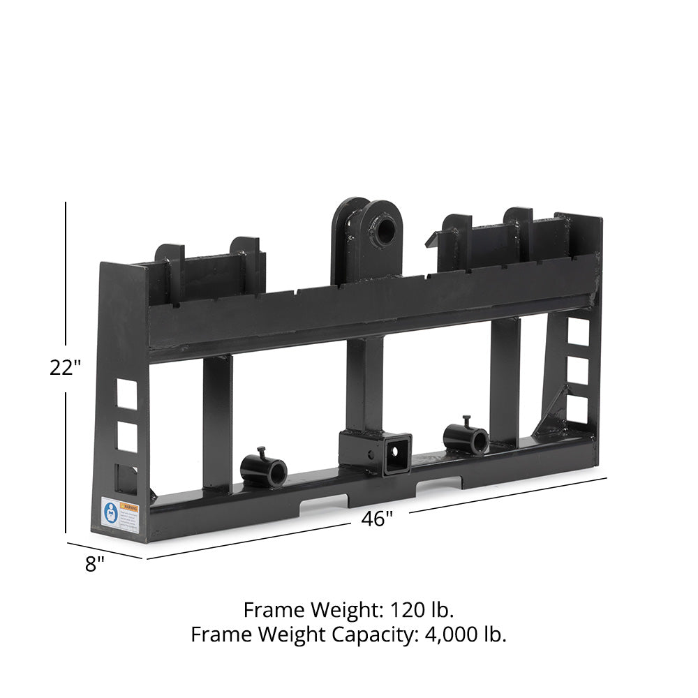 Economy Series Pallet Fork Frame Attachment | Frame Only