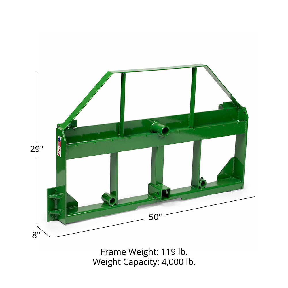 USA Made Standard Series Pallet Fork Attachment, Fits John Deere | Frame Only - view 10