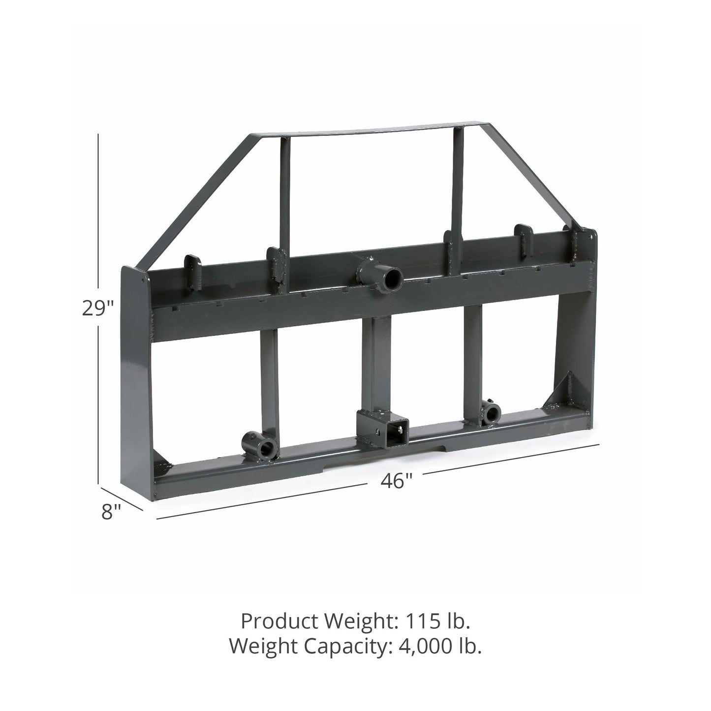 Standard Series USA Made Pallet Fork Attachment | Frame Only - view 40