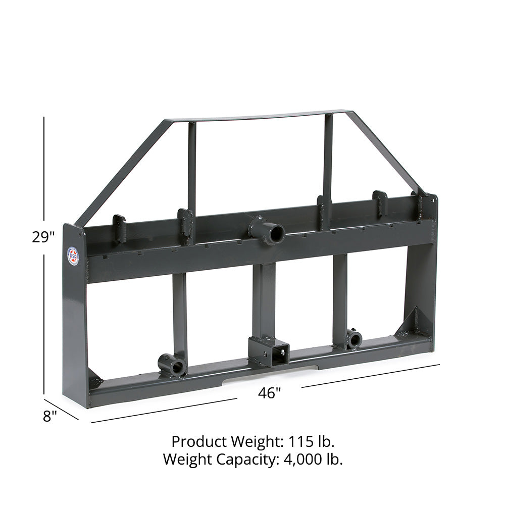 USA Made Standard Series Pallet Fork Frame Attachment | Frame Only - view 50