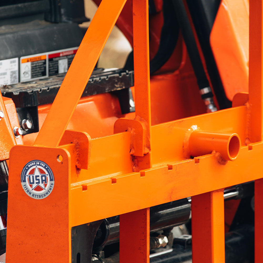 Standard Series USA Made Orange Pallet Fork Frame Attachment - Optional ...
