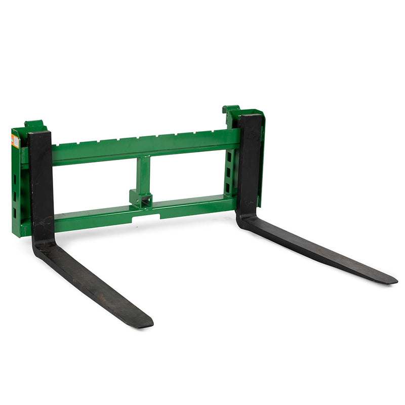 Economy Series Pallet Fork Frame Attachment, Fits John Deere Tractors | Frame + 36" Blades