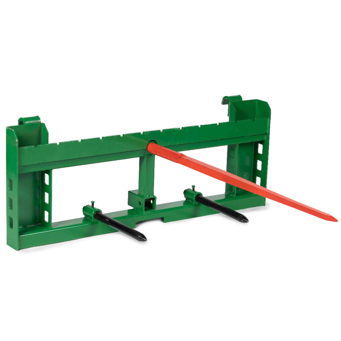 Economy Series Hay Frame Attachment, Fits John Deere Tractors | 32" Main Spear + 17.5" Stabilizers - view 1