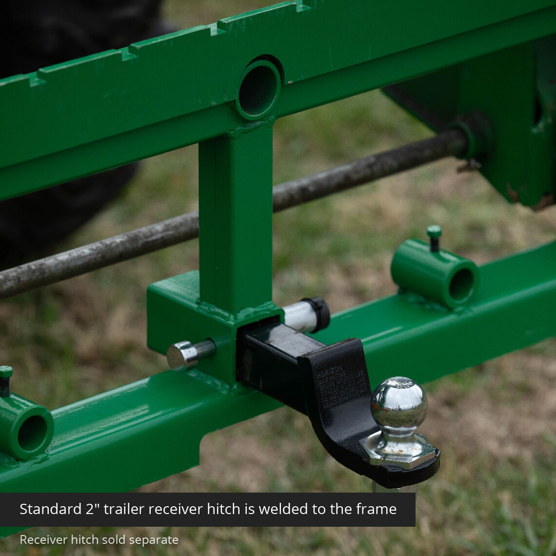 Economy Series Hay Frame Attachment, Fits John Deere Tractors | 32" Main Spear + 17.5" Stabilizers - view 7