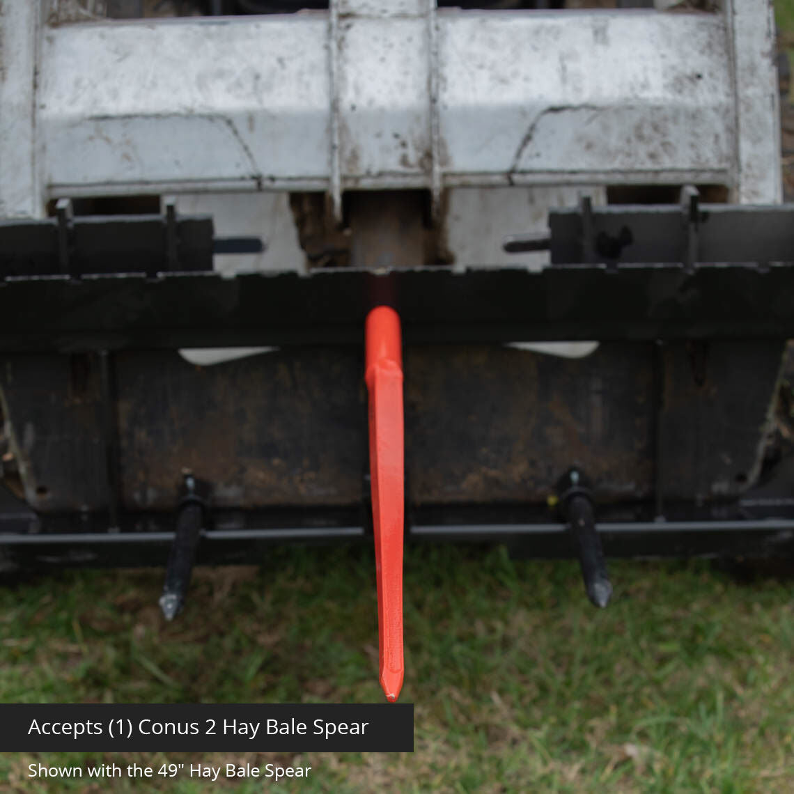 Economy Series Hay Frame Attachment | 32" Main Spear + 17.5" Stabilizers - view 4