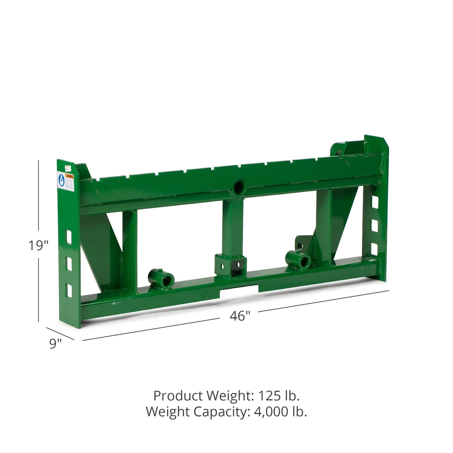 Economy Series Global Euro Pallet Fork Frame, Fits John Deere Tractors | Frame Only - view 50