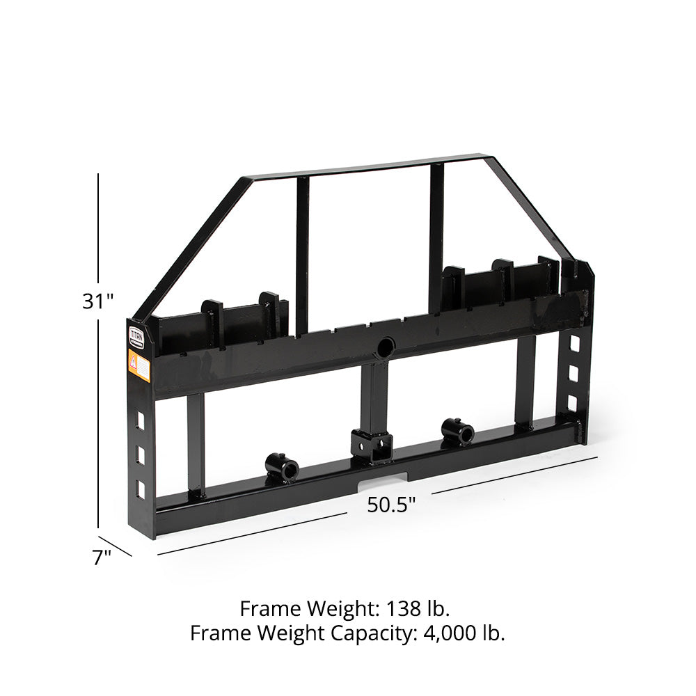 Standard Series Pallet Fork Frame Attachment - Optional Pallet Fork Blades. Forks and Frames May Ship Separately.: Frame Only | Frame Only - view 7