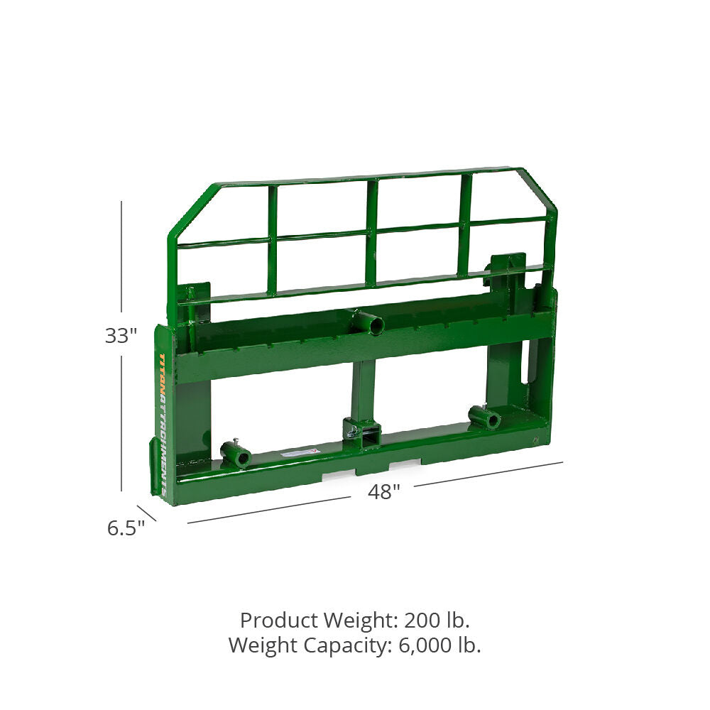 Pro Series Pallet Fork Frame Attachment, Fits John Deere Tractors | Frame Only - view 44