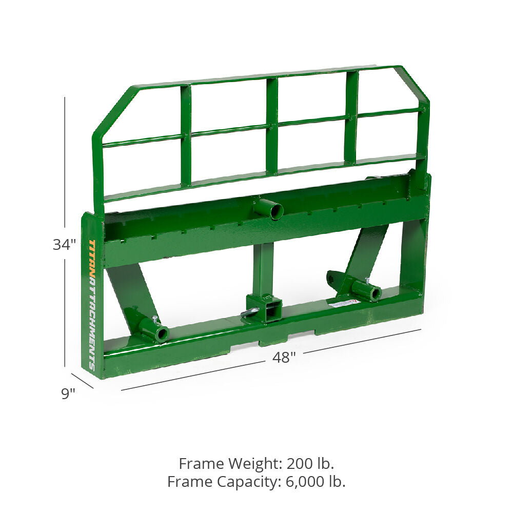 SCRATCH AND DENT - Pro Series Global Euro Pallet Fork Frame, Fits John Deere Tractors - FINAL SALE - view 2