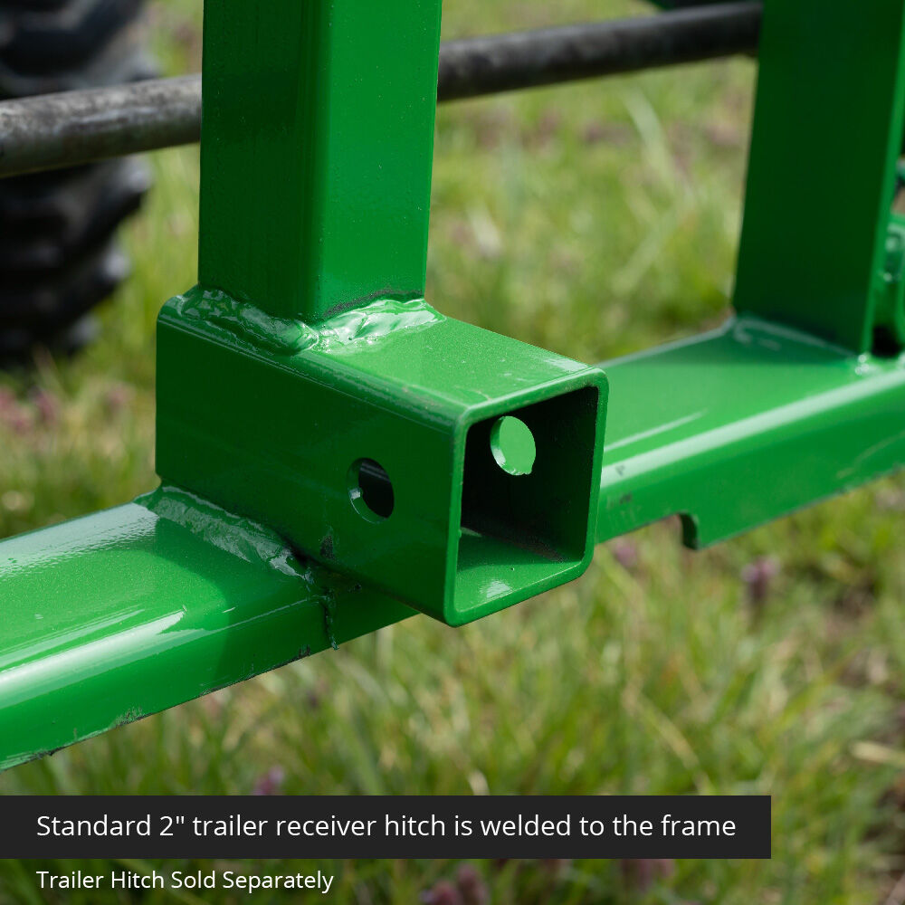 Standard Series USA Made Hay Frame Attachment, Fits John Deere Tractors | 39" Main Spear + 17.5" Stabilizers - view 15