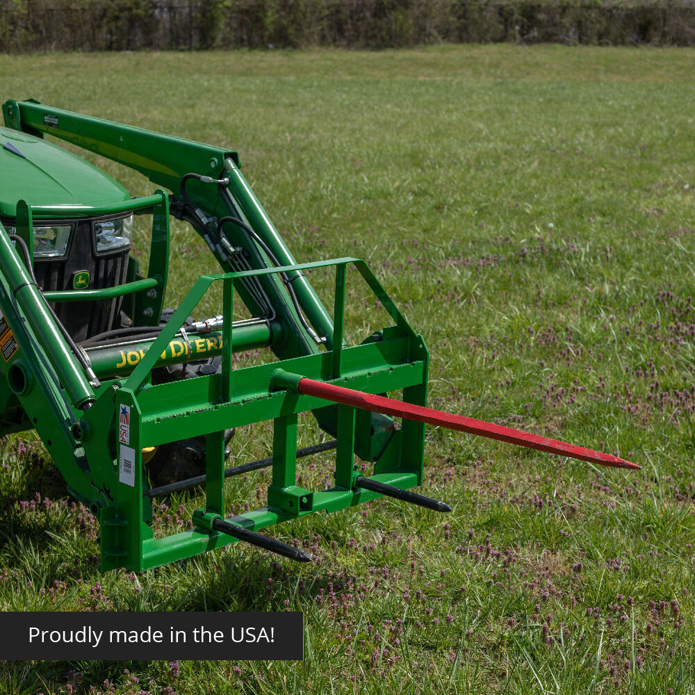 Standard Series USA Made Hay Frame Attachment, Fits John Deere Tractors | 49" Main Spear + 17.5" Stabilizers - view 26