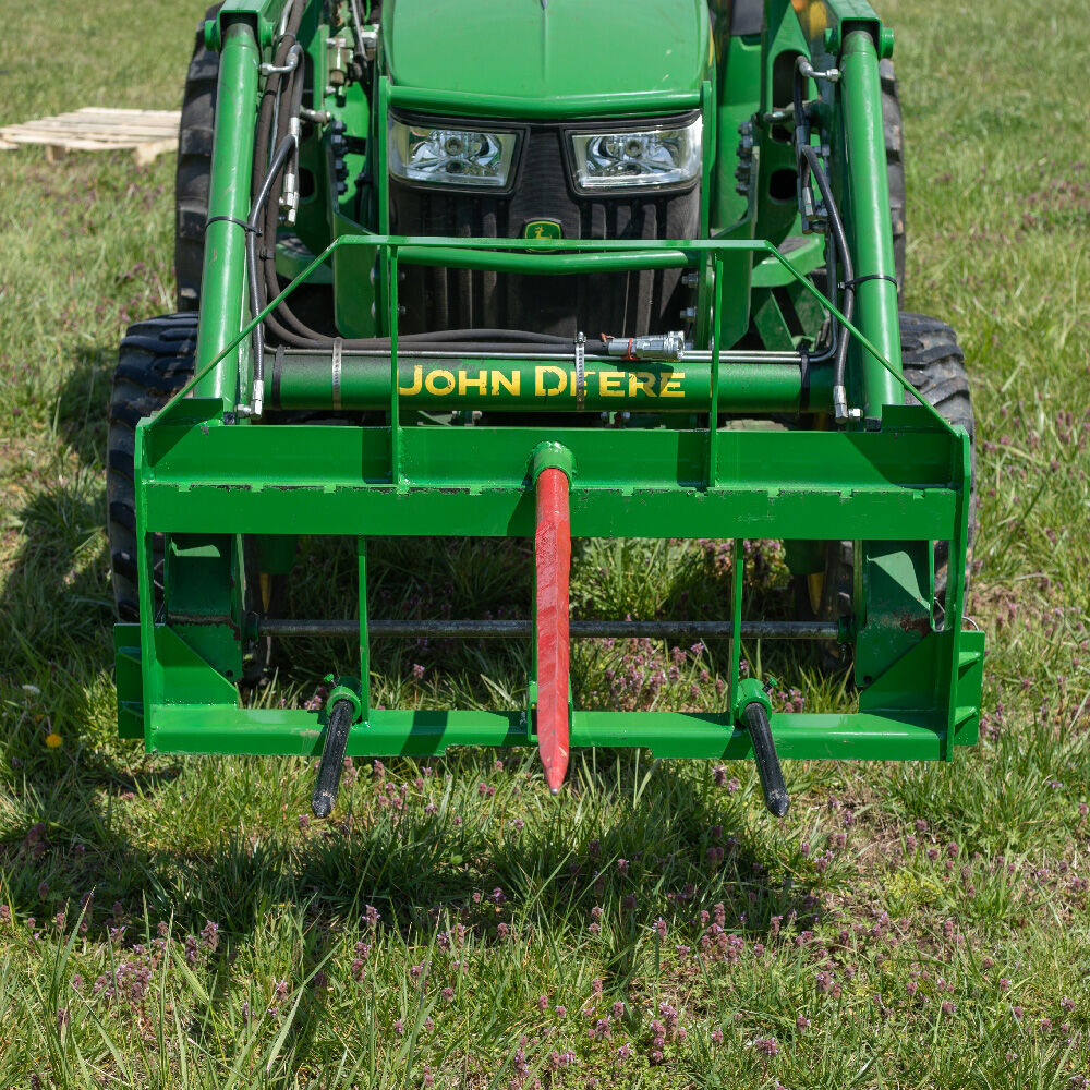 Standard Series USA Made Hay Frame Attachment, Fits John Deere Tractors | 49" Main Spear + 17.5" Stabilizers