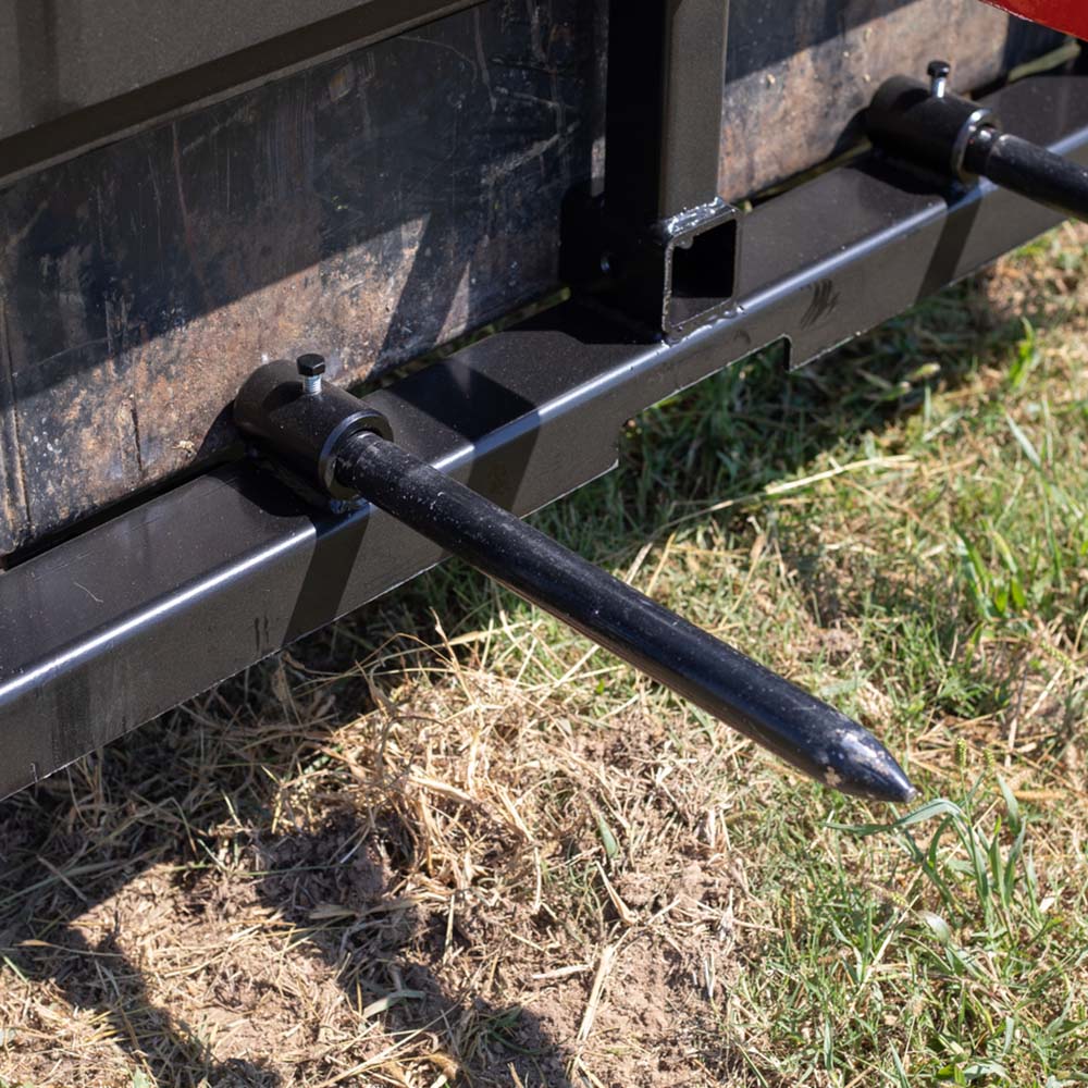 Standard Series Hay Frame Attachment - Hay Bale Spear Length: 32" Main Spear + 17.5" Stabilizers | 32" Main Spear + 17.5" Stabilizers - view 4