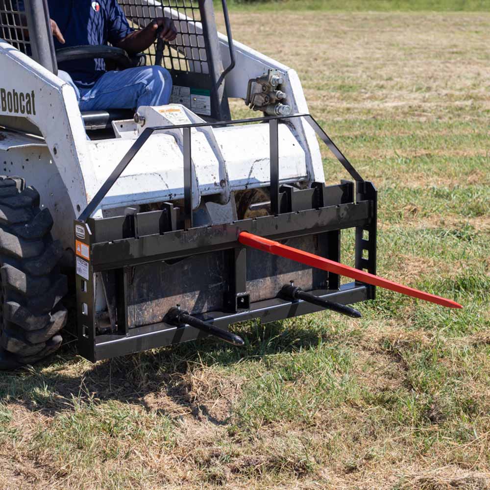 Standard Series Hay Frame Attachment - Hay Bale Spear Length: 49" Main Spear + 17.5" Stabilizers | 49" Main Spear + 17.5" Stabilizers