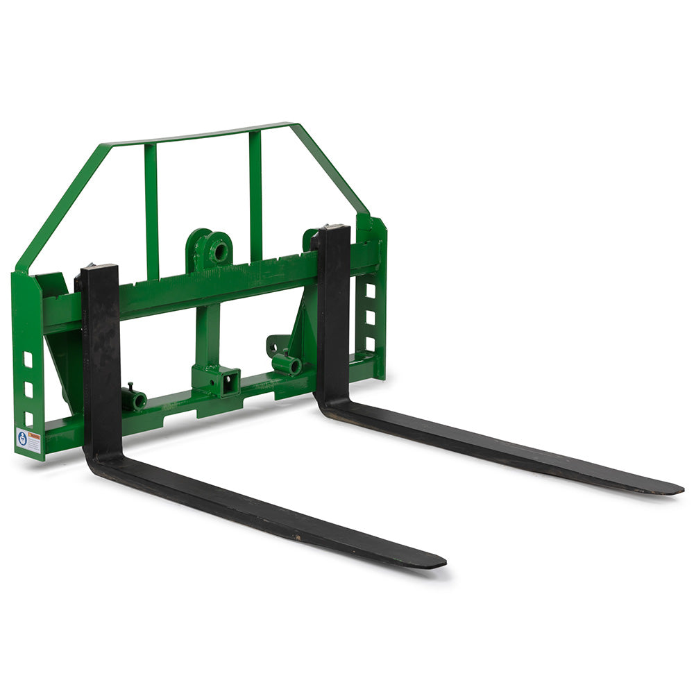 Standard Series Global Euro Pallet Fork Frame, Fits John Deere Tractors | Frame + 36" Blades - view 1