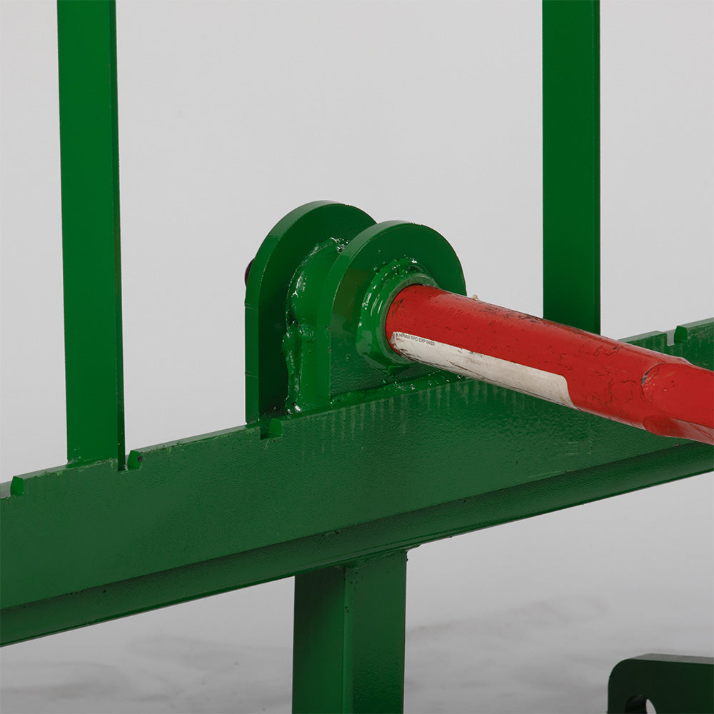 Standard Series Global Euro Hay Frame Attachment, Fits John Deere Tractors | 43" Main Spear + 17.5" Stabilizers