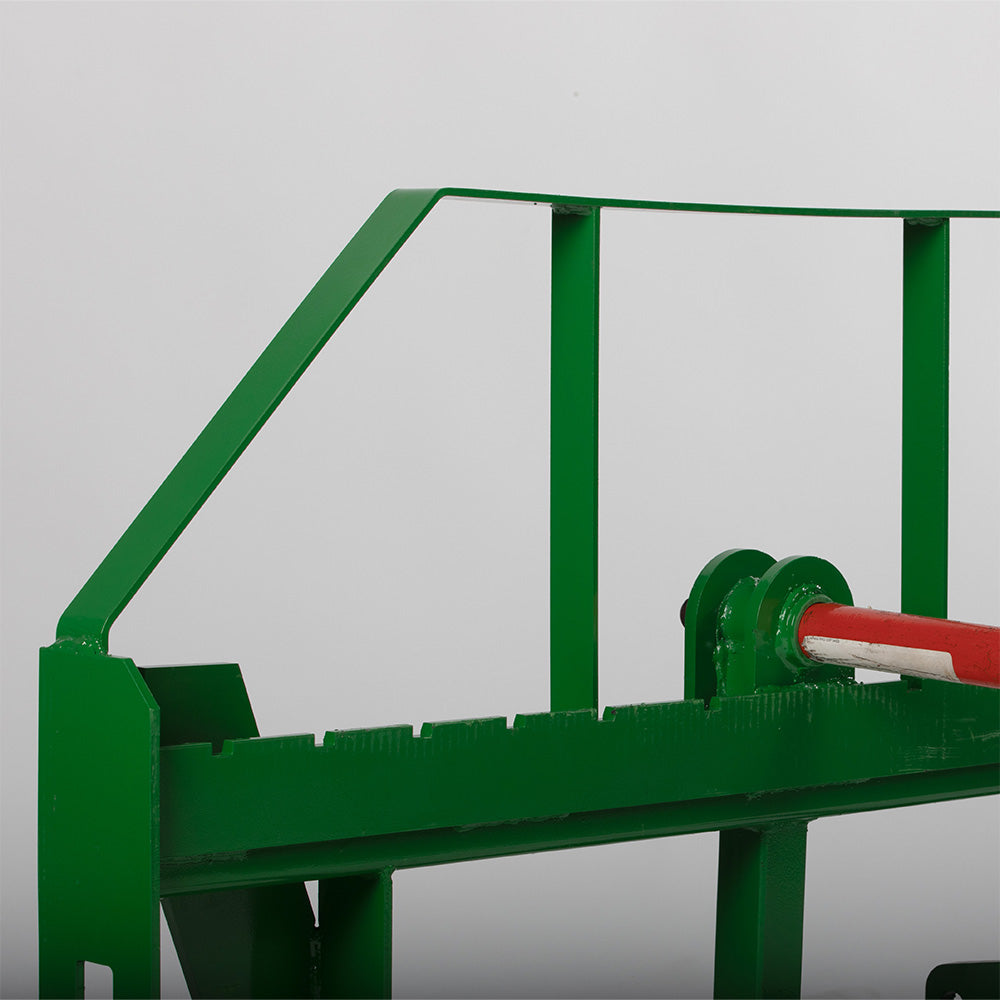 Standard Series Global Euro Hay Frame Attachment, Fits John Deere Tractors | 43" Main Spear + 17.5" Stabilizers
