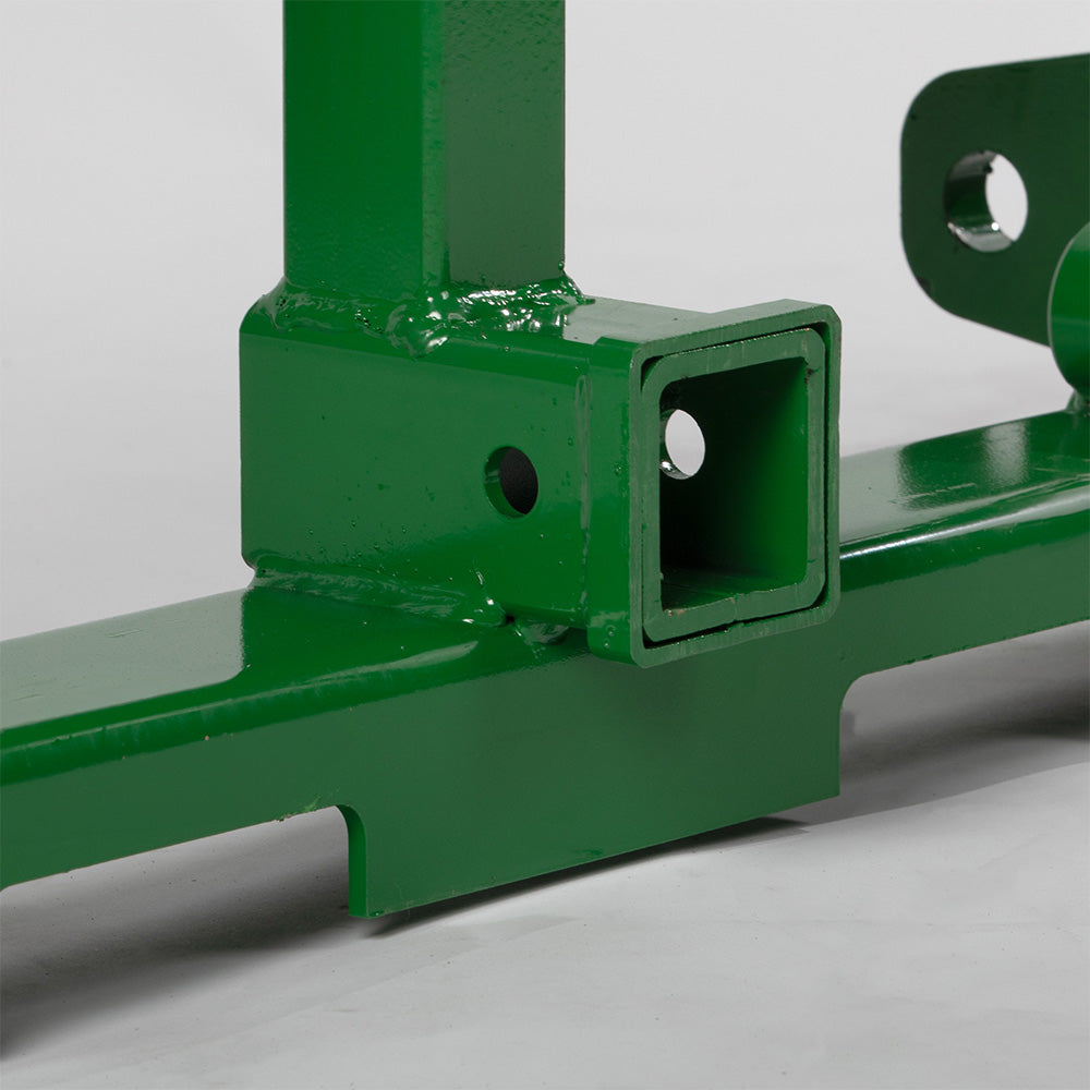 Standard Series Global Euro Hay Frame Attachment, Fits John Deere Tractors | 43" Main Spear + 17.5" Stabilizers