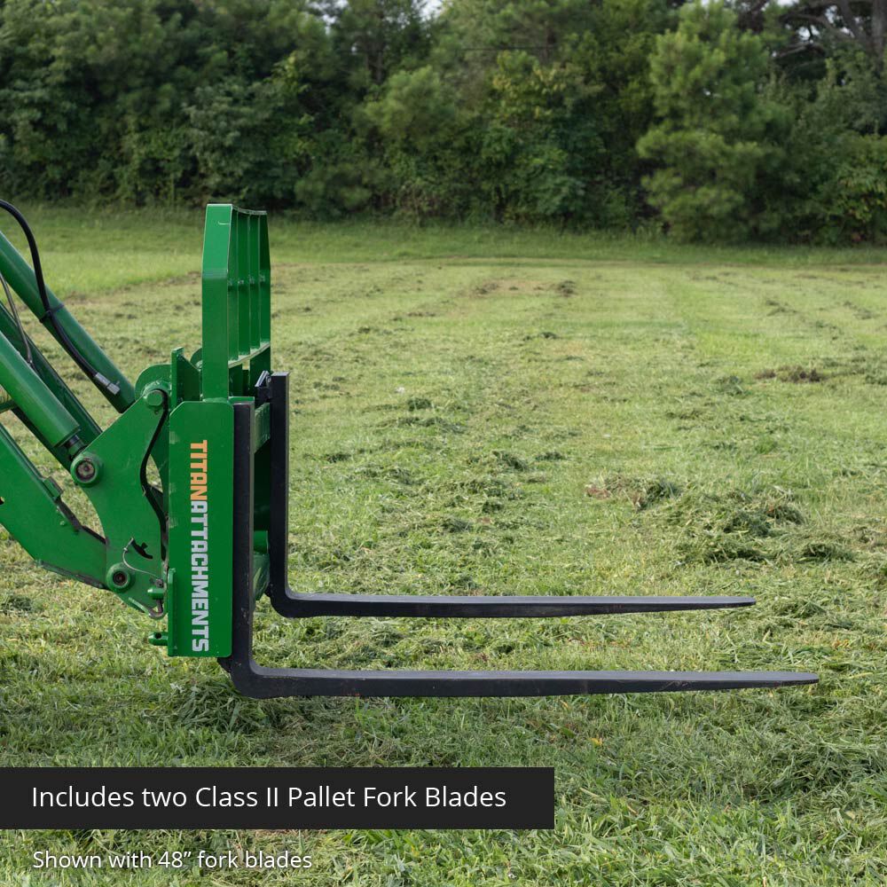 Pro Series Pallet Fork Frame Attachment, Fits John Deere Tractors | Frame + 36" Blades - view 5